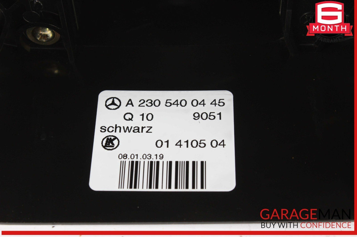 03-08 Mercedes R230 SL500 Steering Column Control Switches Assembly Black OEM