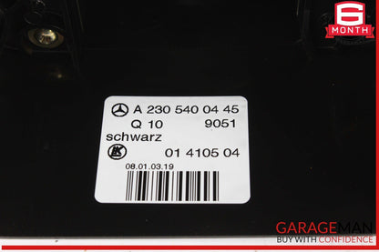 03-08 Mercedes R230 SL500 Steering Column Control Switches Assembly Black OEM