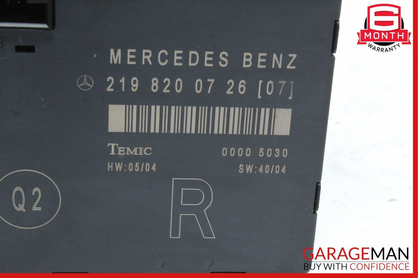 06-11 Mercedes CLS500 CLS550 CLS63 AMG Front Right Side Door Control Module Unit