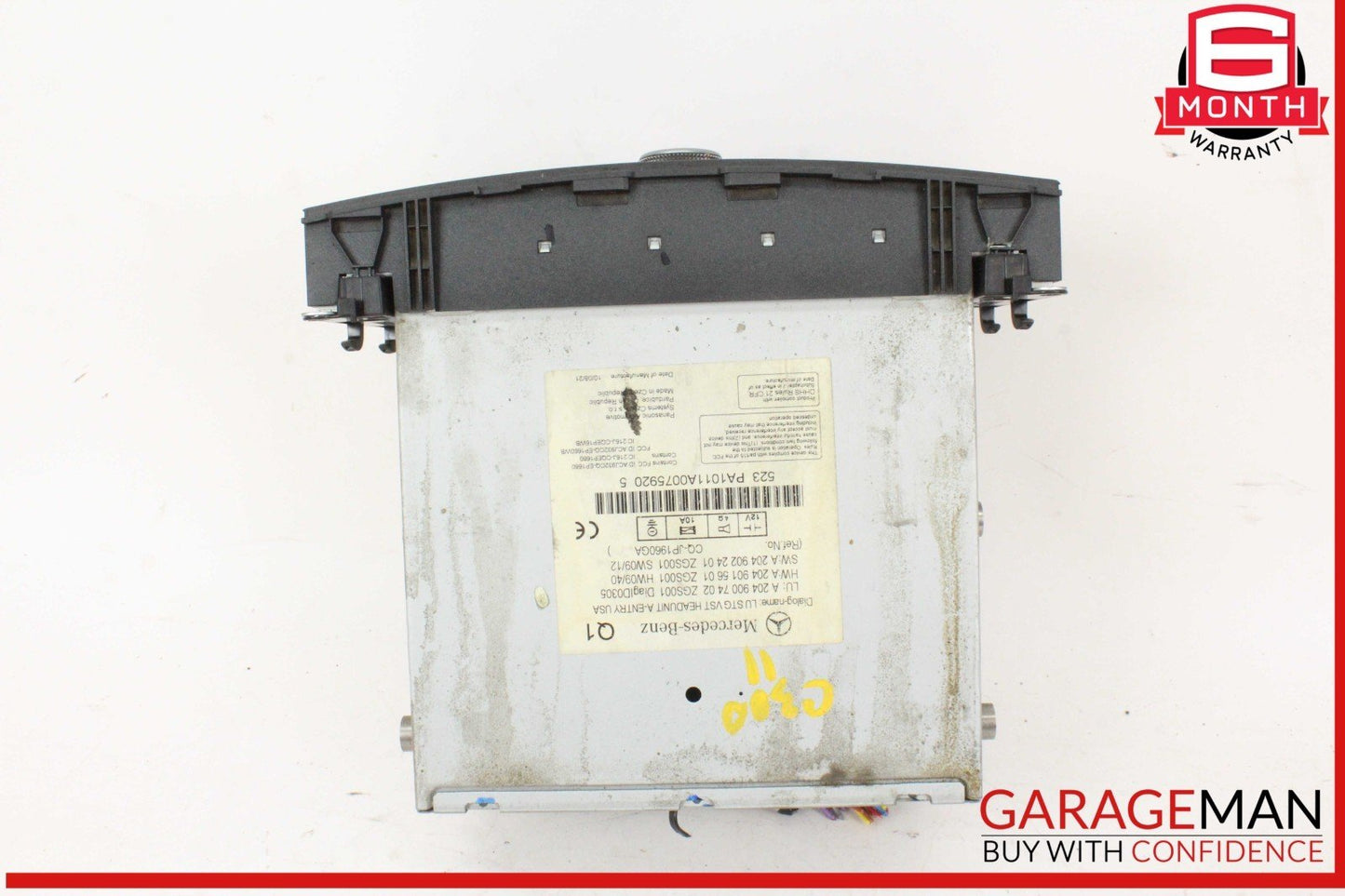 08-11 Mercedes W204 C300 Head Unit Navigation Command Command CD Player OEM