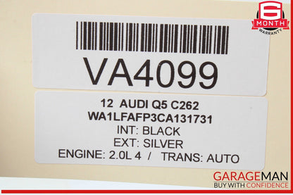09-18 Audi Q5 Q3 Front Right Side Sun Visor Sunvisor Gray 8K0857552 OEM