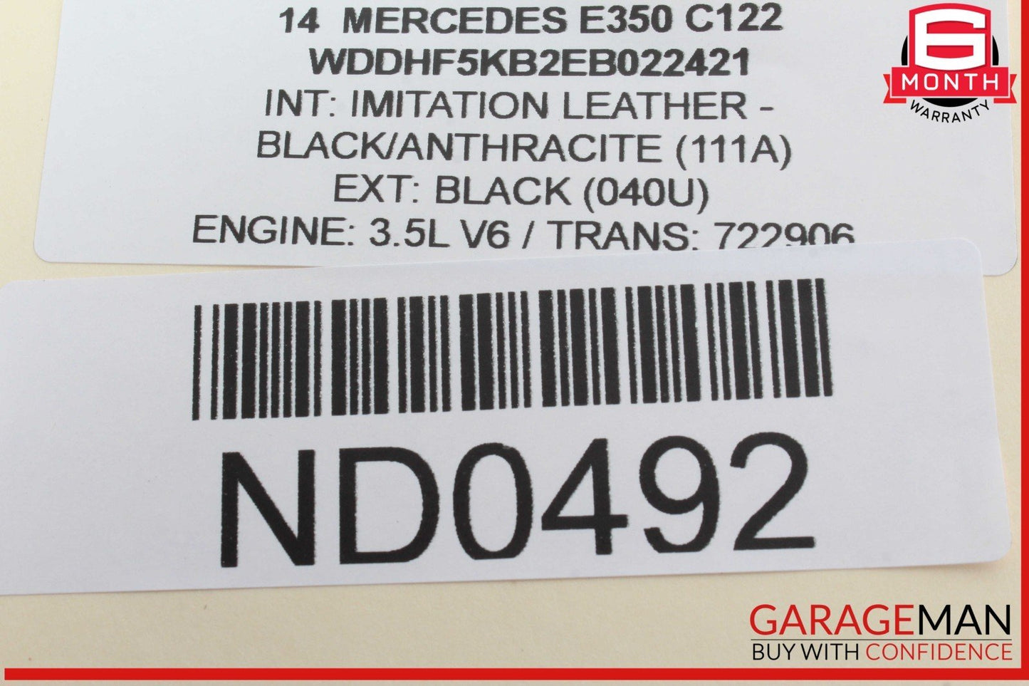 08-18 Mercedes W212 E350 C300 Front Left Side Door Control Module Unit OEM
