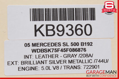 03-06 Mercedes R230 SL500 S600 SL55 AMG Voice Control Module Unit 2208206285 OEM