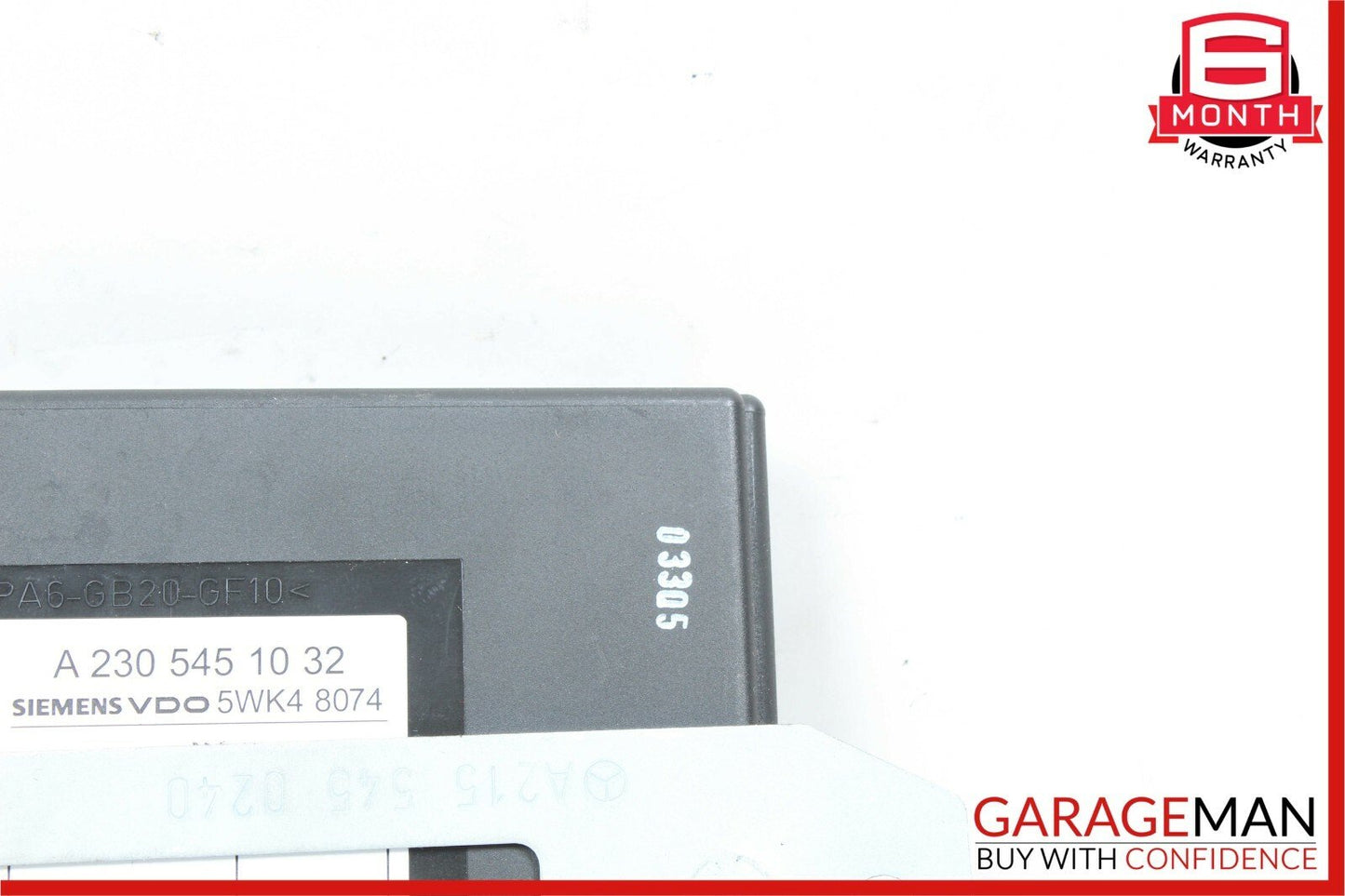 00-03 Mercedes S430 CL500 SL500 Keyless Go Entry Control Module Unit