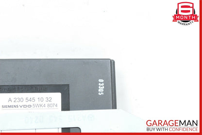 00-03 Mercedes S430 CL500 SL500 Keyless Go Entry Control Module Unit