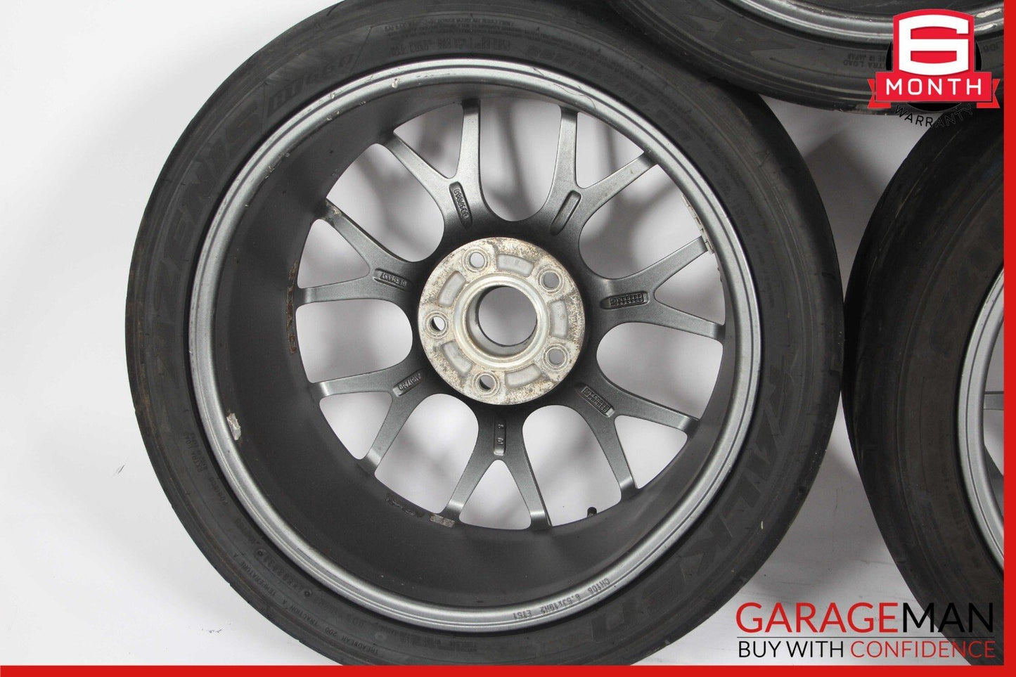 BBS Complete Staggered 10x8.5 R19 Front & Rear Wheel Tire Rim Set of 4 Pc Falken