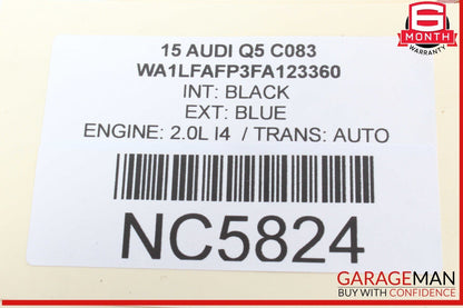 09-17 Audi Q5 Front or Rear Right Passenger Side Exterior Door Handle 8T0837886