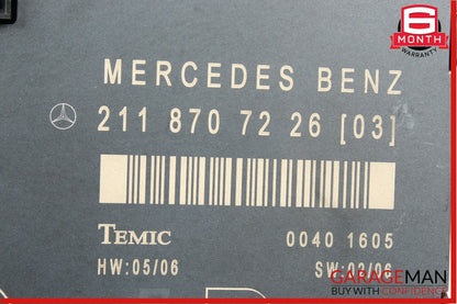 03-09 Mercedes W211 E350 E63 AMG Front Right Side Door Control Module Unit OEM