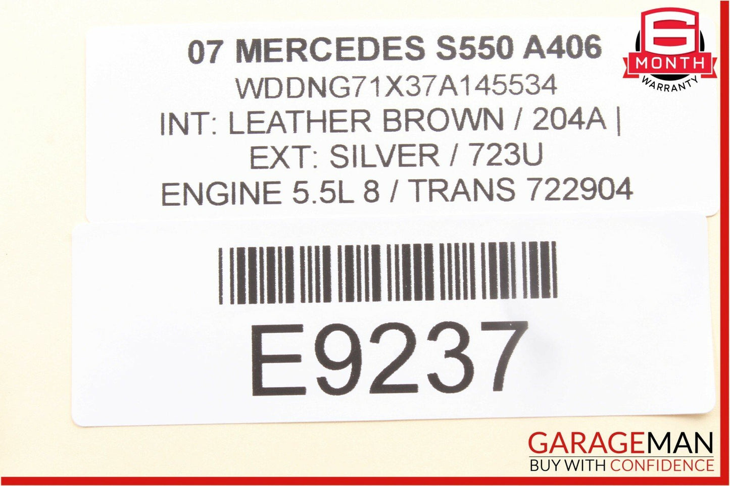 07-13 Mercedes W221 S550 CL63 AMG Front Left Driver Door Lock Latch Actuator OEM