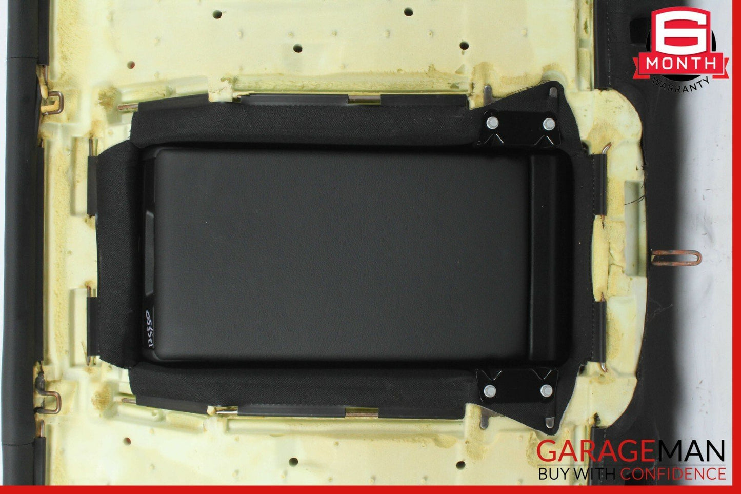 10-13 Mercedes W221 S550 Rear Back Top Upper Seat Cushion Assembly Anthracite