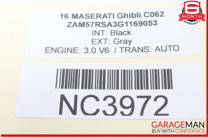 14-17 Maserati Ghibli Speedometer Odometer Instrument Cluster Gauge OEM