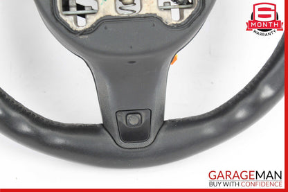 11-14 Porsche Cayenne 958 S Multifunction Steering Wheel Assembly Black OEM