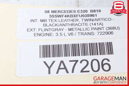05-13 Mercedes E350 SLK350 Front Left Side Foglight Fog Light Lamp OEM