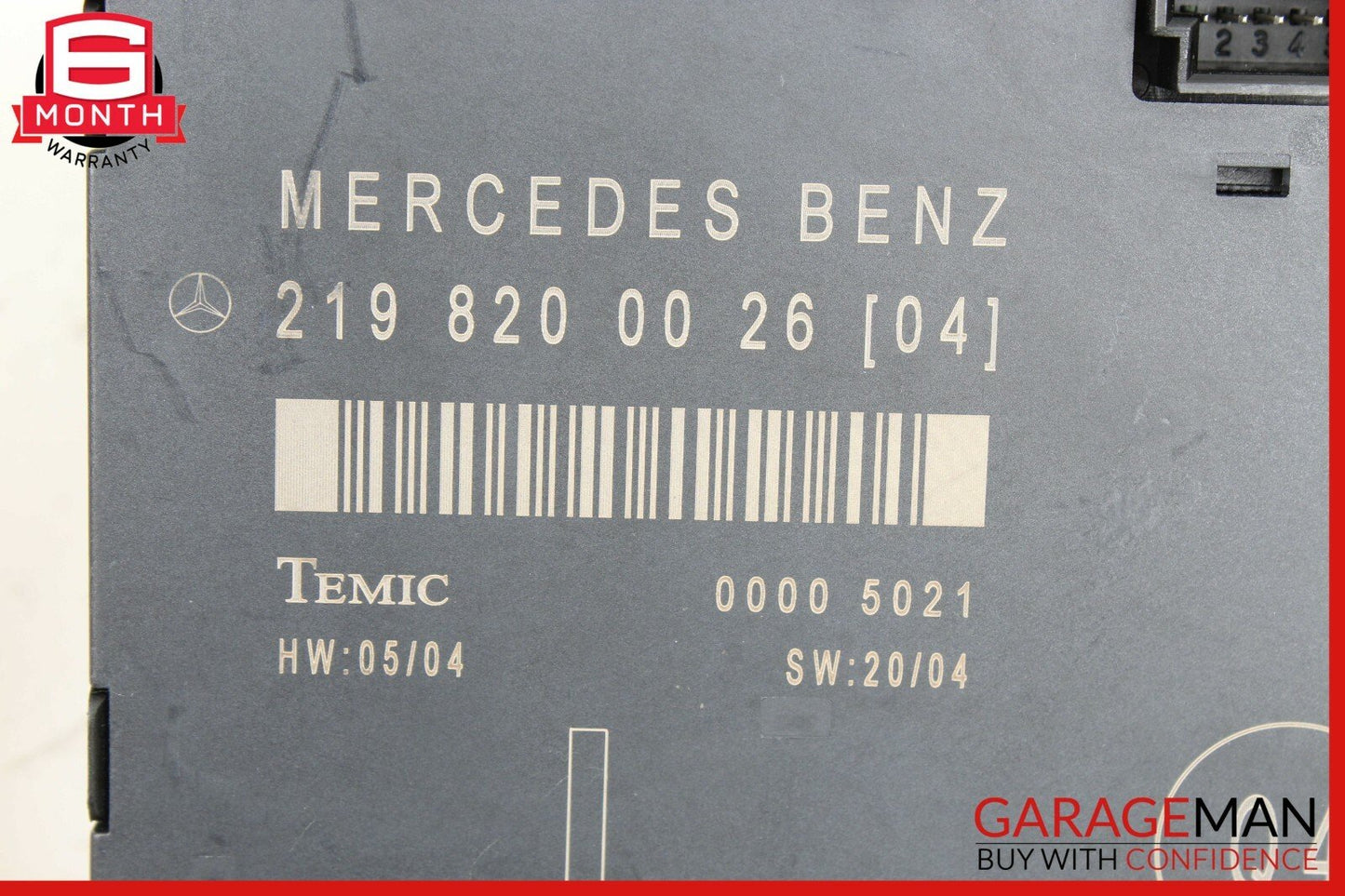 06-11 Mercedes W219 CLS500 Front Left Driver Side Door Computer Control Module