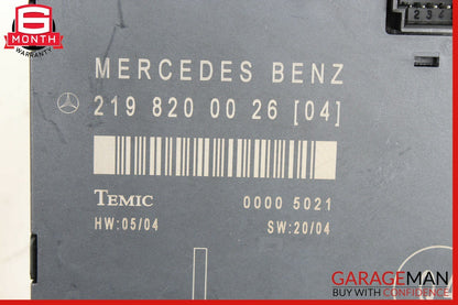 06-11 Mercedes W219 CLS500 Front Left Driver Side Door Computer Control Module