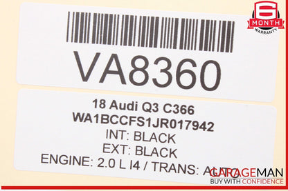 15-18 Audi Q3 Headlight Lamp Level Range Control Module Unit 8X0907357E OEM
