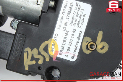 06-13 Mercedes W251 R350 4MATIC Panoramic Sunroof Sun Roof Motor 1648201442 OEM