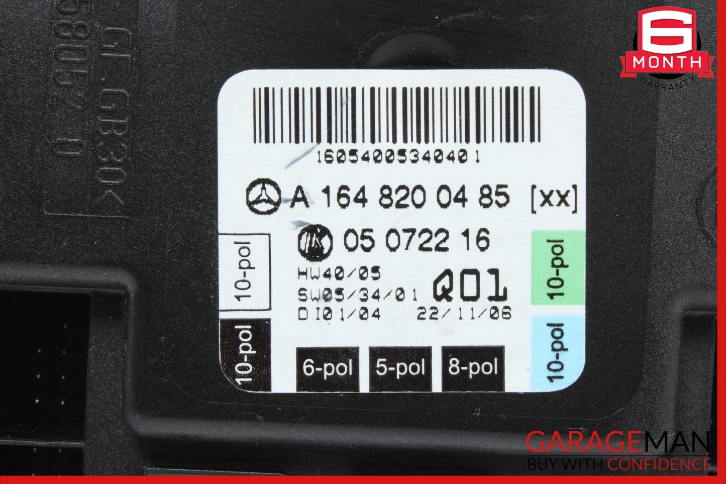 06-13 Mercedes X164 GL450 ML550 Front Right Passenger Door Control Module OEM
