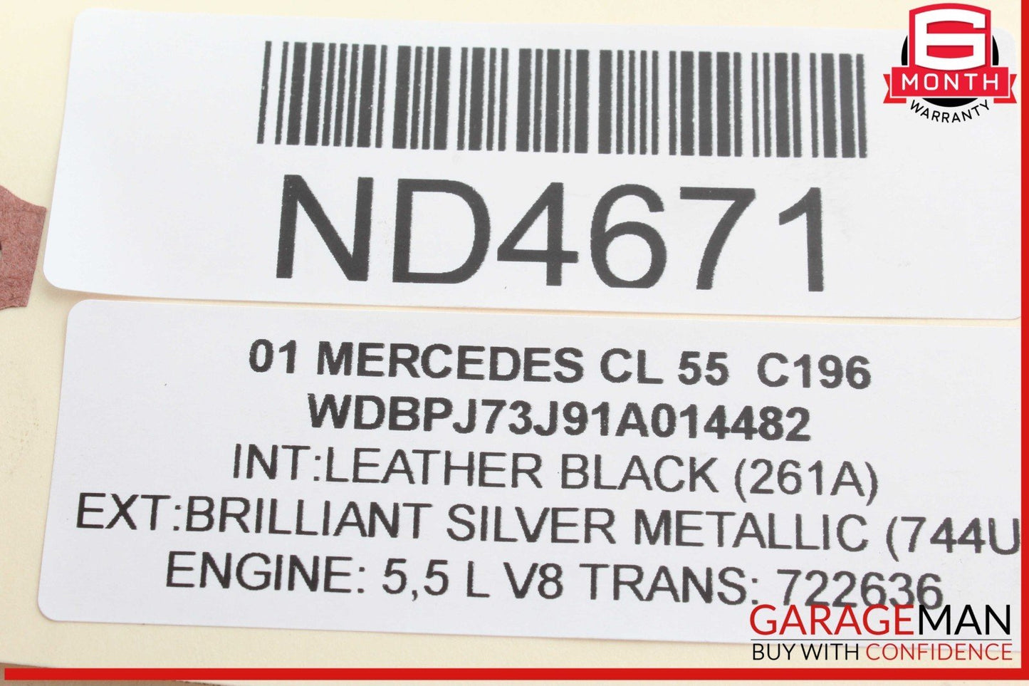 00-08 Mercedes W215 CL55 AMG ABC Pressure Relief Valve Hydraulic Suspension OEM