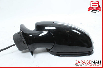07-09 Mercedes W211 E350 E550 Front Left Side Mirror Door Rear View Black OEM