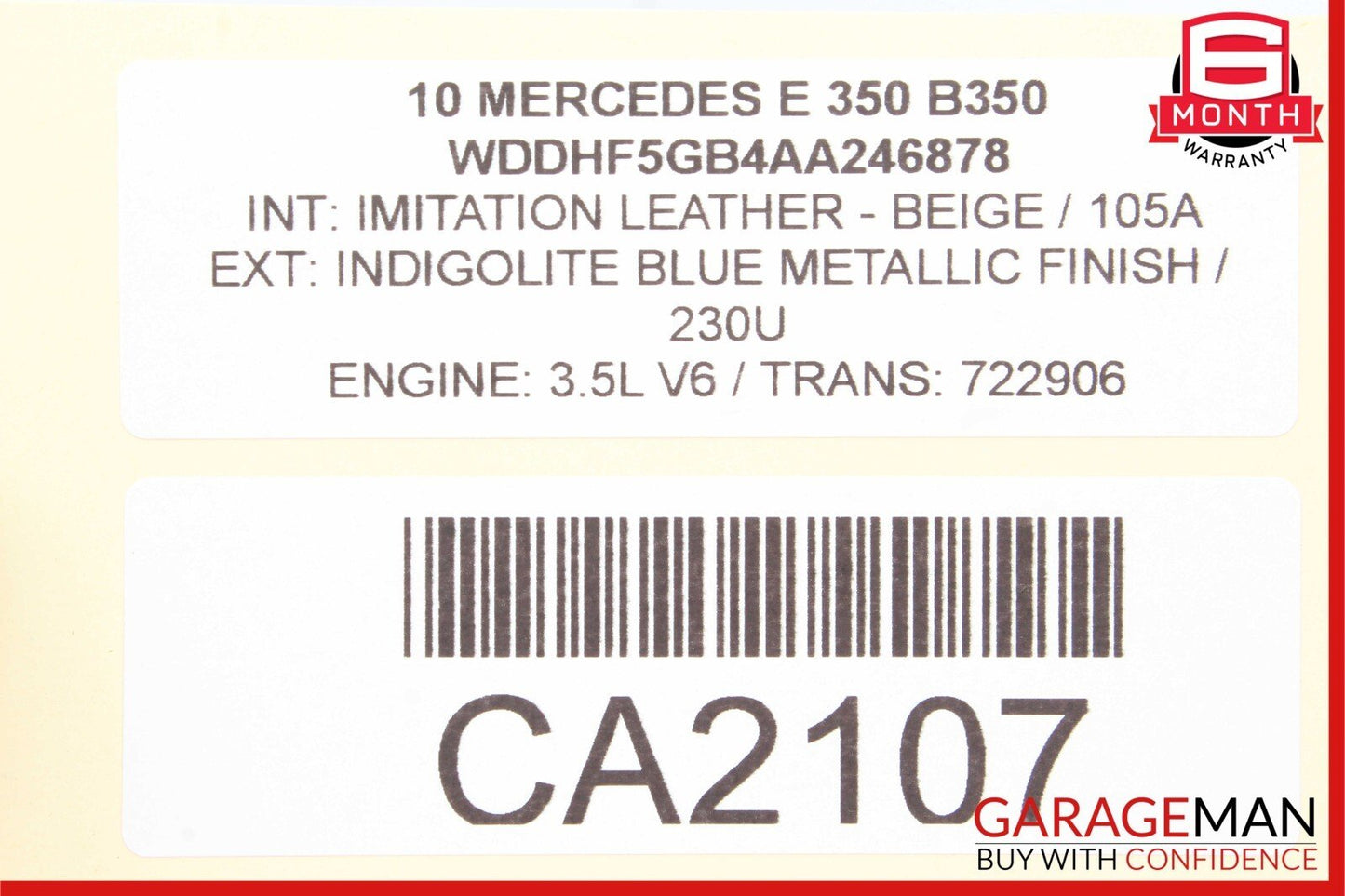10-13 Mercedes W212 E350 E550 Dashboard Dash AC A/C Air Vent Left Trim OEM