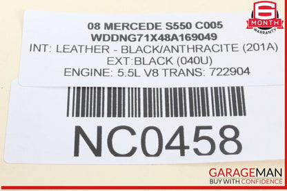 07-14 Mercedes W221 S550 CL550 Rear Left Airmatic Suspension Shock Strut OEM