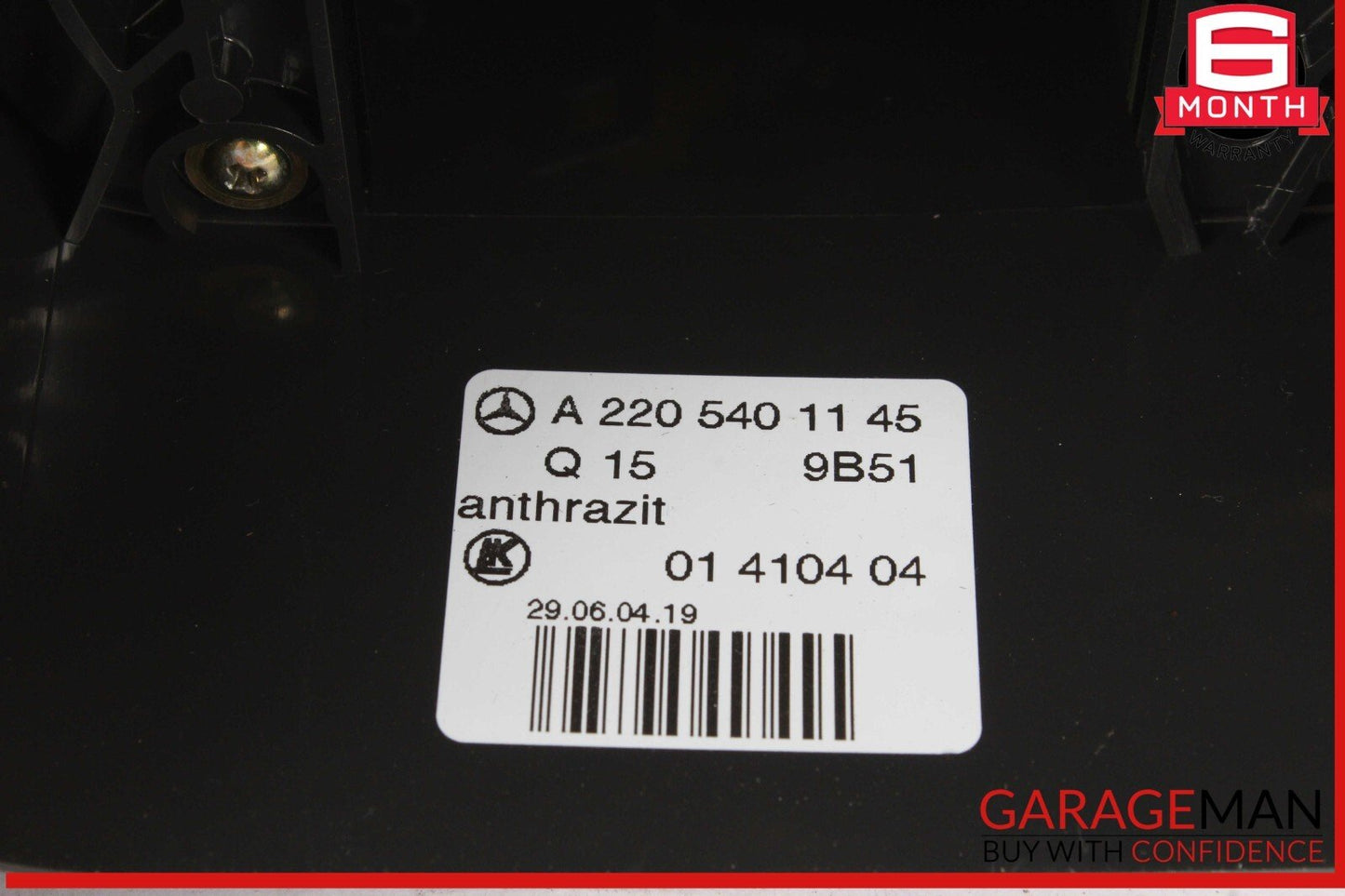 00-06 Mercedes W220 S430 Steering Column Control Switches Assembly Black OEM