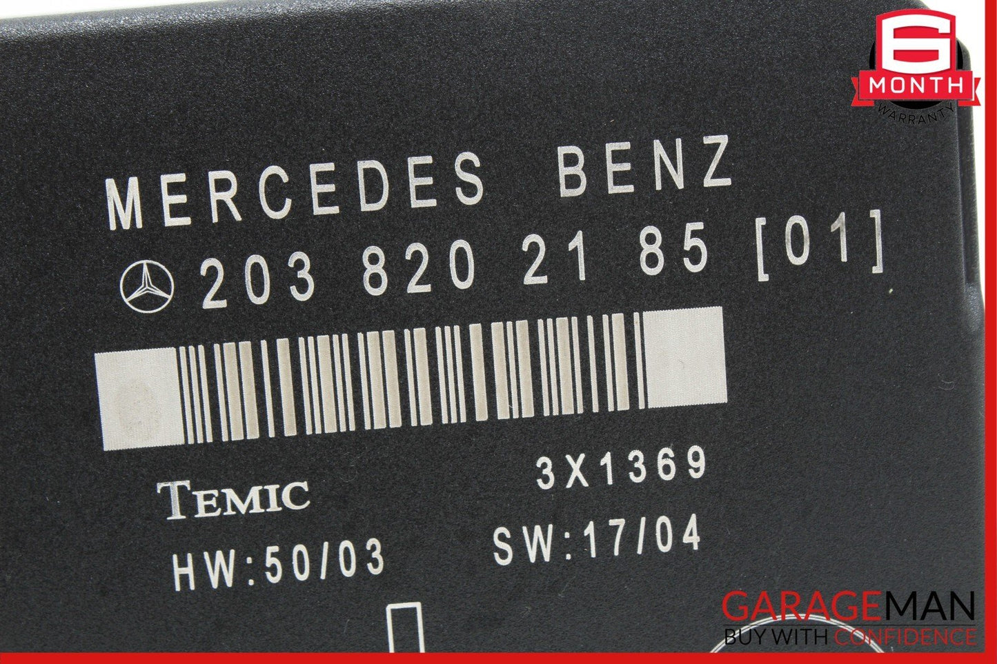 01-07 Mercedes W203 C230 C320 Rear Left Door Computer Controller Module Unit