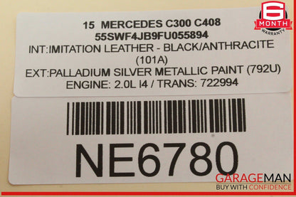 15-19 Mercedes W205 C300 GLC300 Fuse Box Power Distribution Box Module OEM