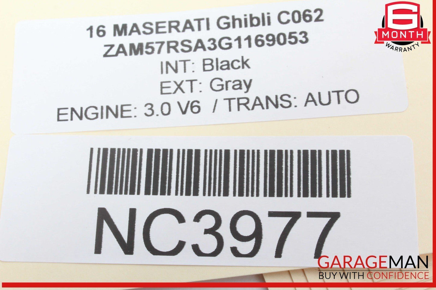 14-17 Maserati Ghibli Front Right / Rear Left & Right Window Regulator Switch