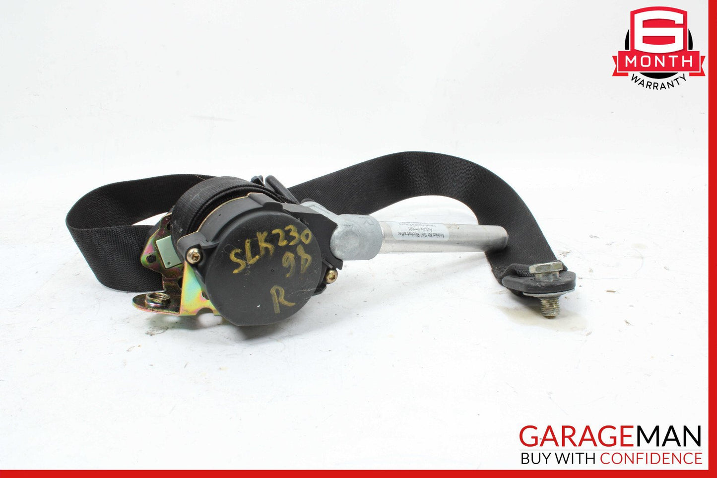 97-00 Mercedes R170 SLK230 Front Right Seat Belt Seatbelt Retractor Black OEM