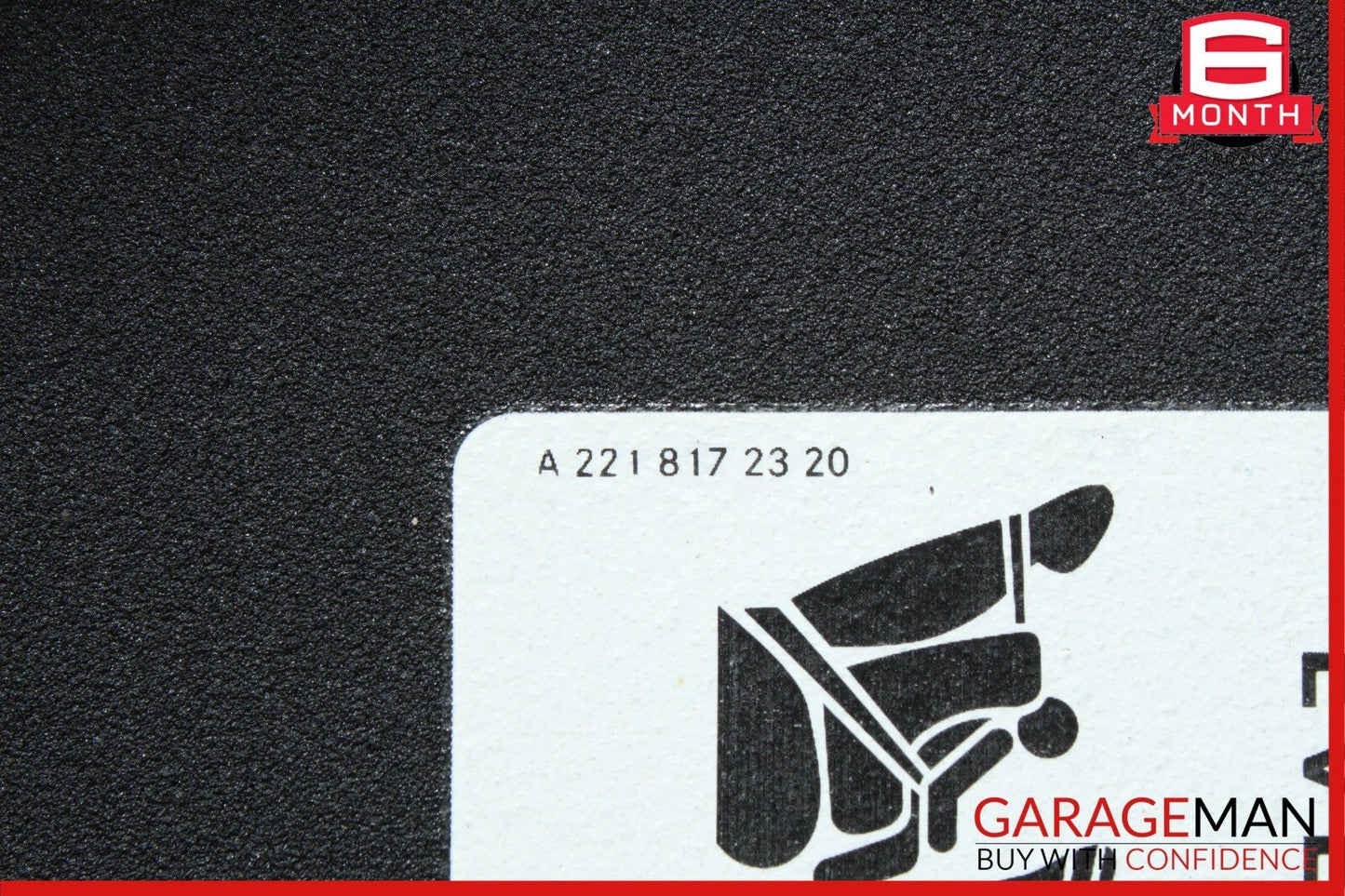08-14 Mercedes W204 C250 Front Left Side Sun Visor Sunvisor Shade Cover OEM