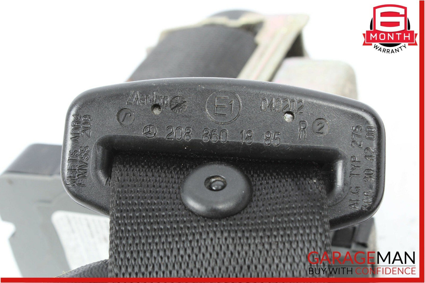 98-03 Mercedes W208 CLK430 Front Right Side Seatbelt Seat Belt Retractor Black