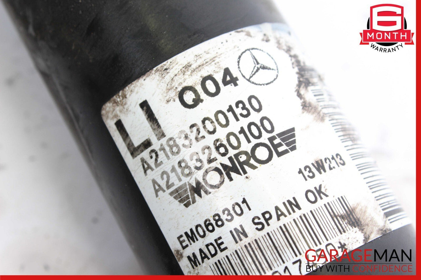 12-18 Mercedes W218 CLS550 Strut Shock Absorber Rear Left & Right Set of 2 Pc