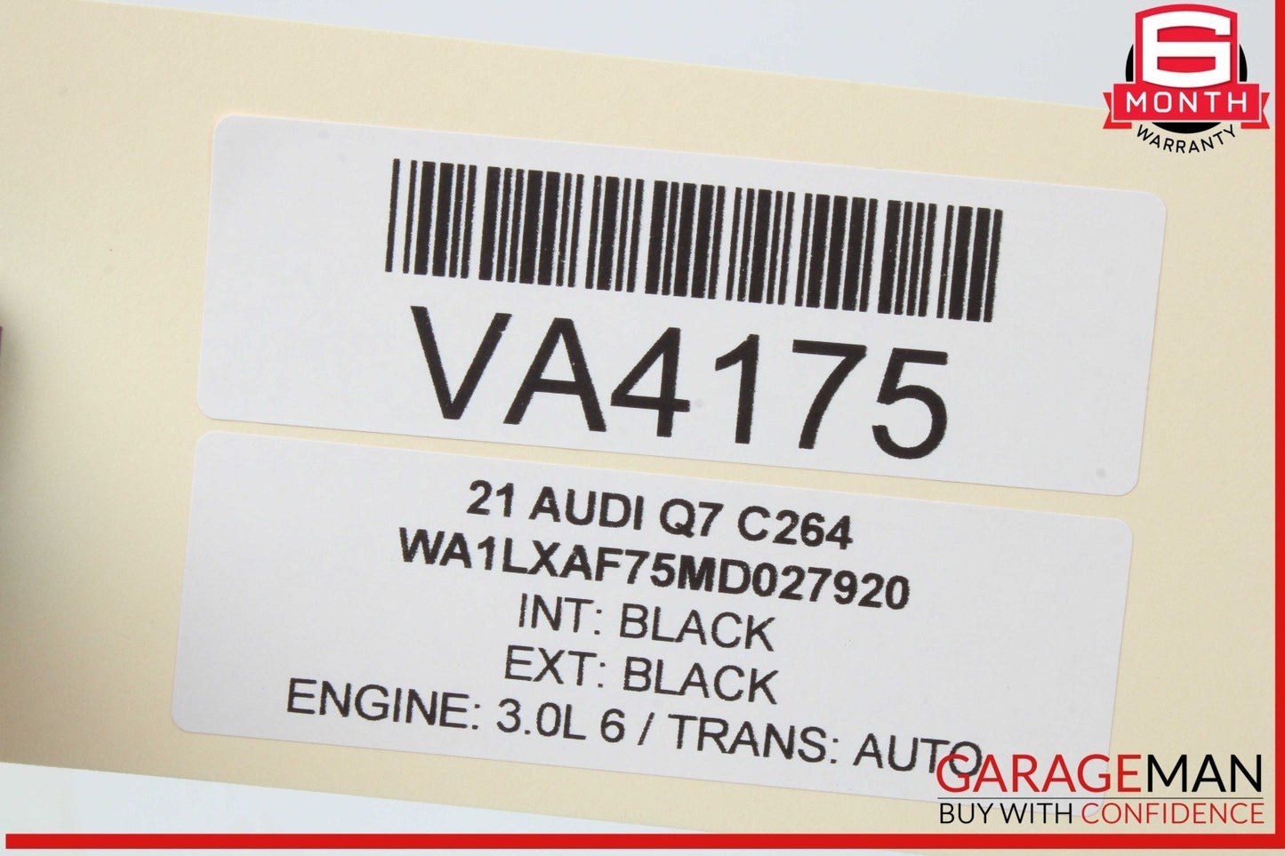 19-24 Audi Q7 Parking Aid and Surround View Camera Switch Button 4N0959673B OEM