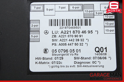 07-13 Mercedes W221 S550 S600 Front Right Side Door Control Module Unit OEM