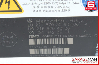 07-10 Mercedes W221 S550 Front Left or Right Seat Contour Control Module OEM
