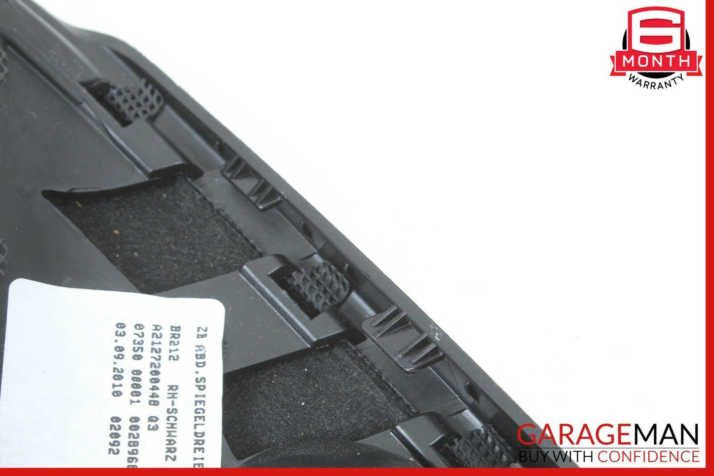 10-16 Mercedes W212 E500 Front Right Side Door Panel Tweeter Speaker Cover Black