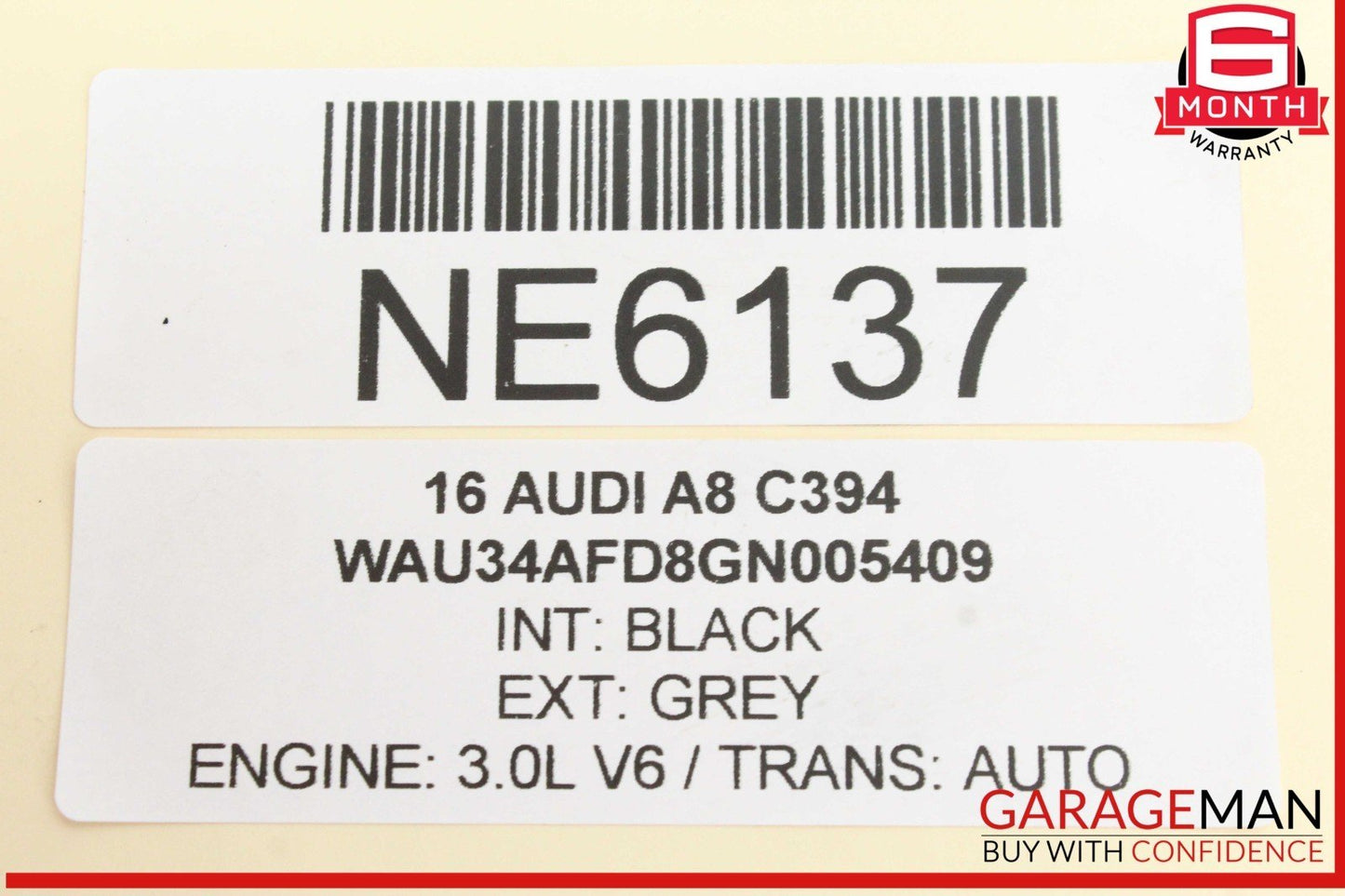 09-18 Audi A8 A6 A7 Rear Right or Left Side Lower Forward Control Arm 8K0501529L