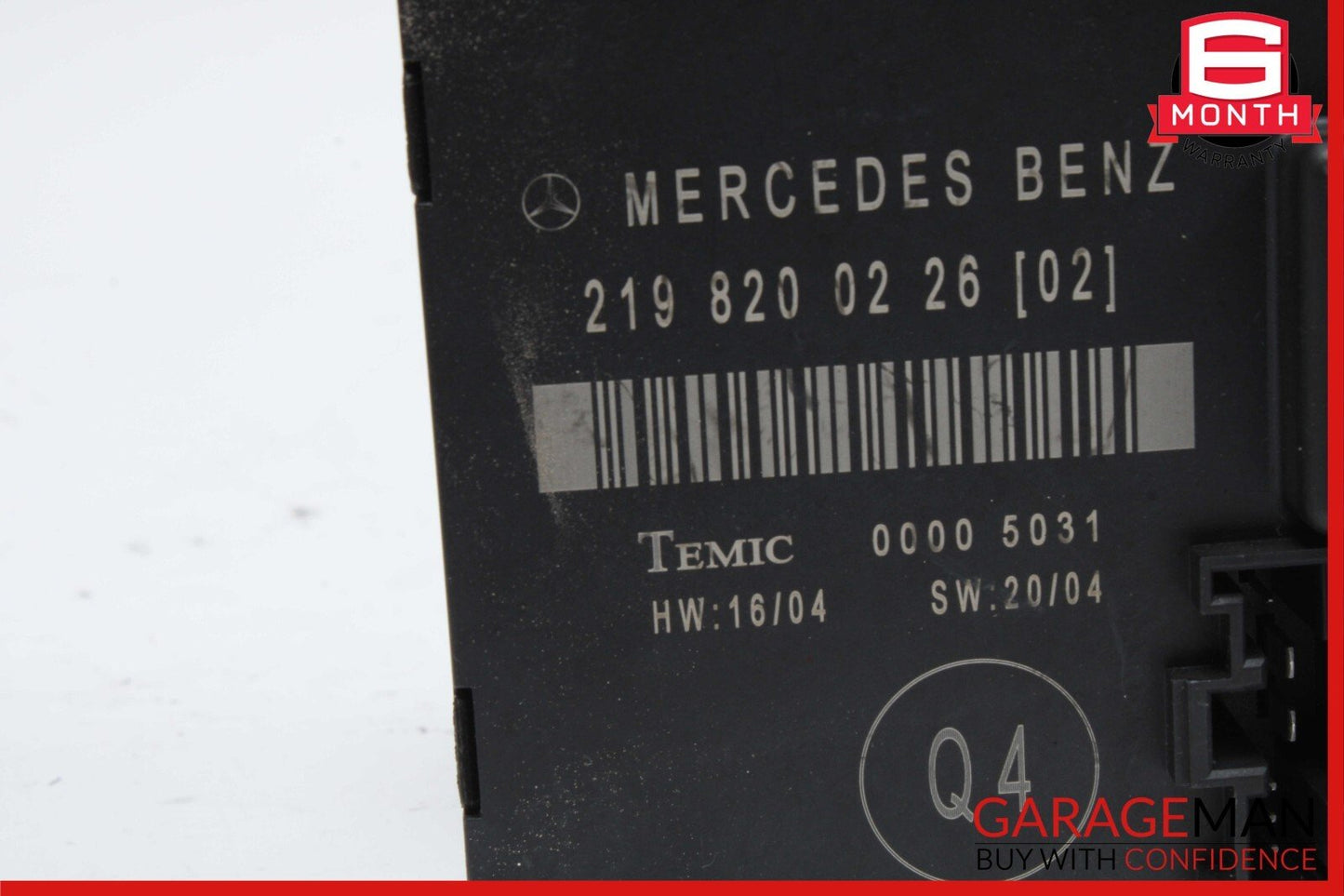 06-11 Mercedes W219 CLS500 CLS550 Rear Left Side Door Control Module Unit OEM