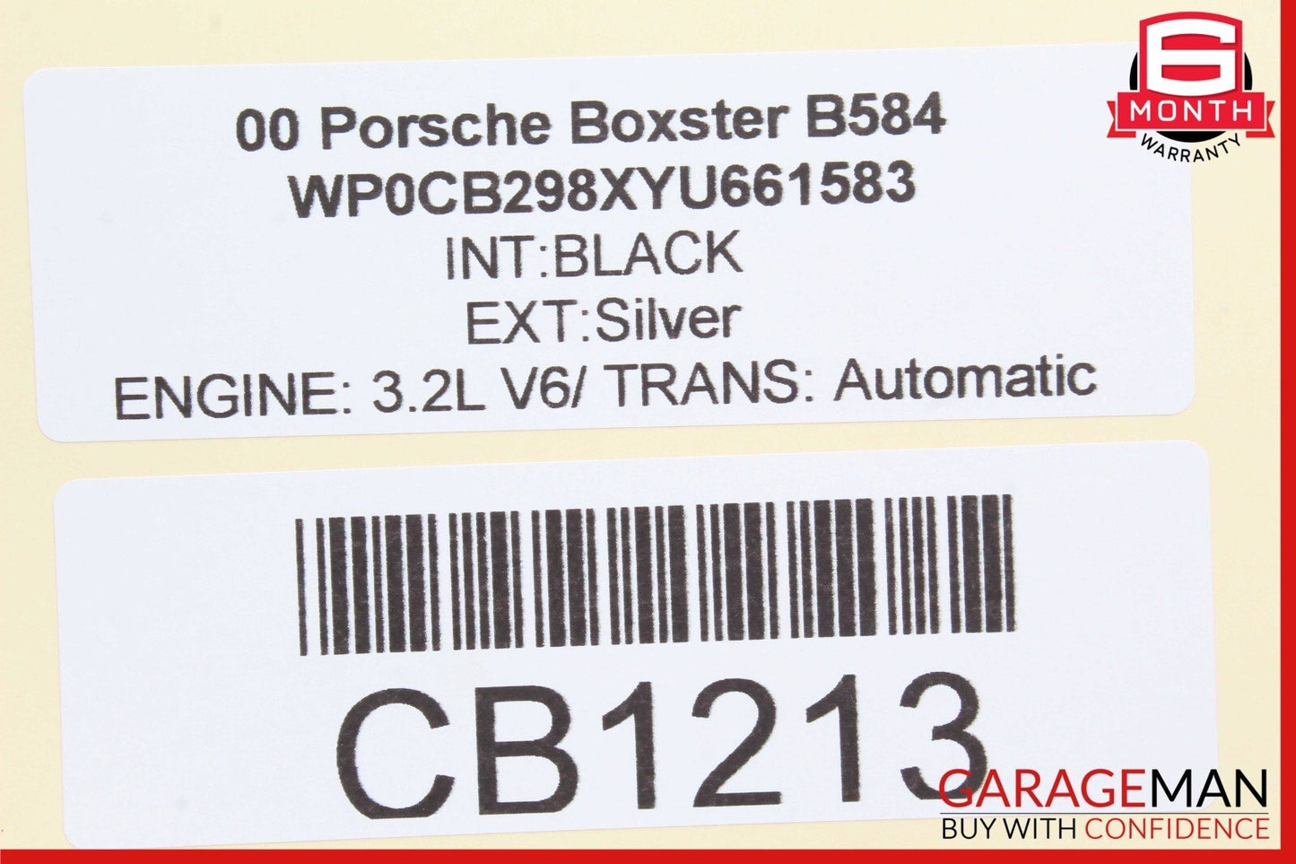 97-04 Porsche Boxster 986 Front Right Side Exterior Door Handle Silver