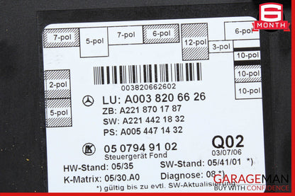 07-09 Mercedes W221 S550 S65 AMG Rear Left Or Right Side Door Control Module OEM