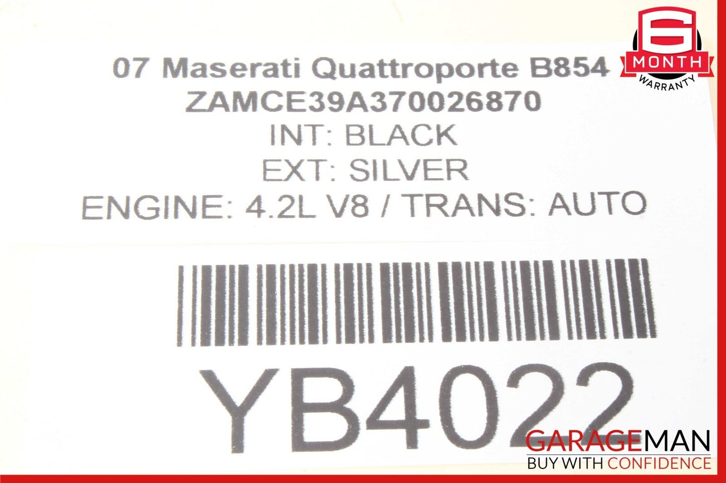 03-10 Maserati Quattroporte GranTurismo Front Left Side Upper Control Arm OEM