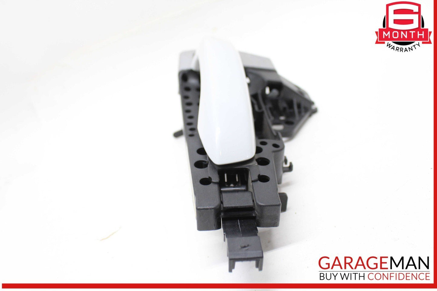 17-24 Audi Q7 Front Left Driver Side Exterior Door Handle White 4M1837885A OEM