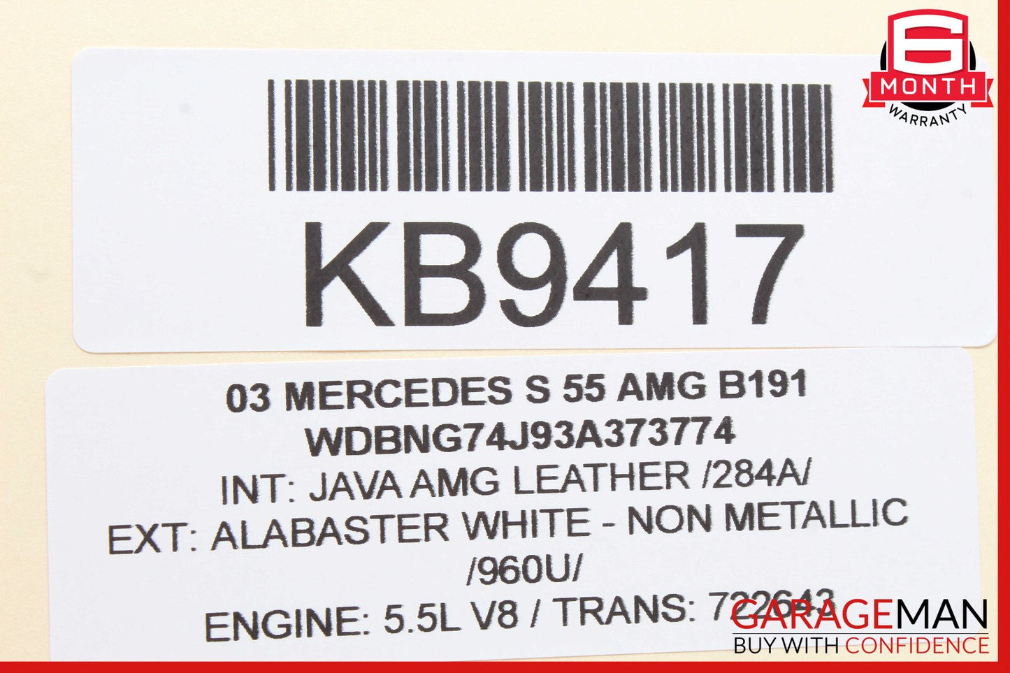Mercedes W220 S55 CL500 C230 CLK500 Anti Theft Alarm Module 2118209626 OEM