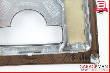 10-13 Mercedes W212 E350 E400 E63 Center Console Switch Trim Cover Bezel Wood
