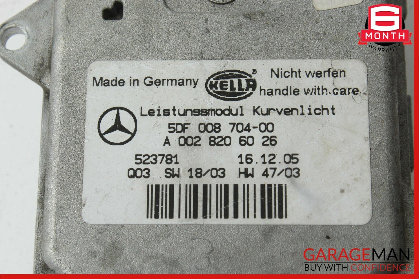 03-06 Mercedes W219 CLS500 E320 Front Left / Right HID Xenon Headlight Ballast