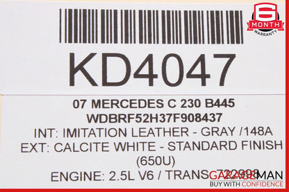 01-07 MERCEDES W203 C230 REAR LEFT DRIVER SIDE DOOR CONTROL MODULE Q7 OEM