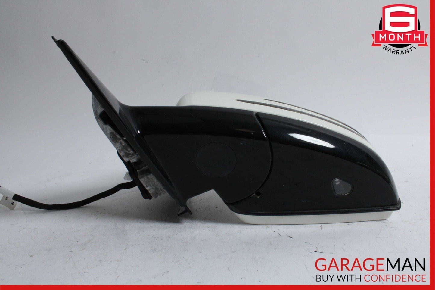 10-13 Mercedes W212 E350 E550 Left Driver Side Rear View Door Mirror White OEM