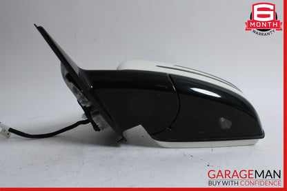 10-13 Mercedes W212 E350 E550 Left Driver Side Rear View Door Mirror White OEM